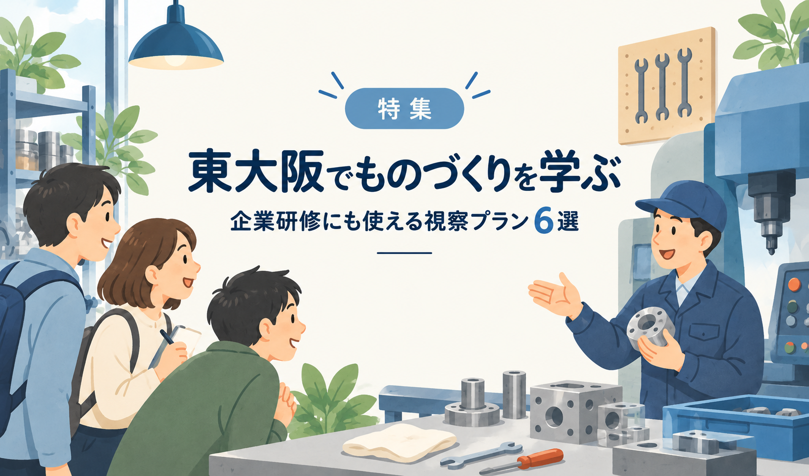 東大阪でものづくりを学ぶ。企業研修にも使える視察プラン６選