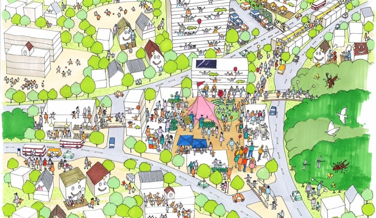 住民満足度90％超！賑わいを失った大型住宅団地を変えたまちづくりPJ「菱野団地再生計画」について