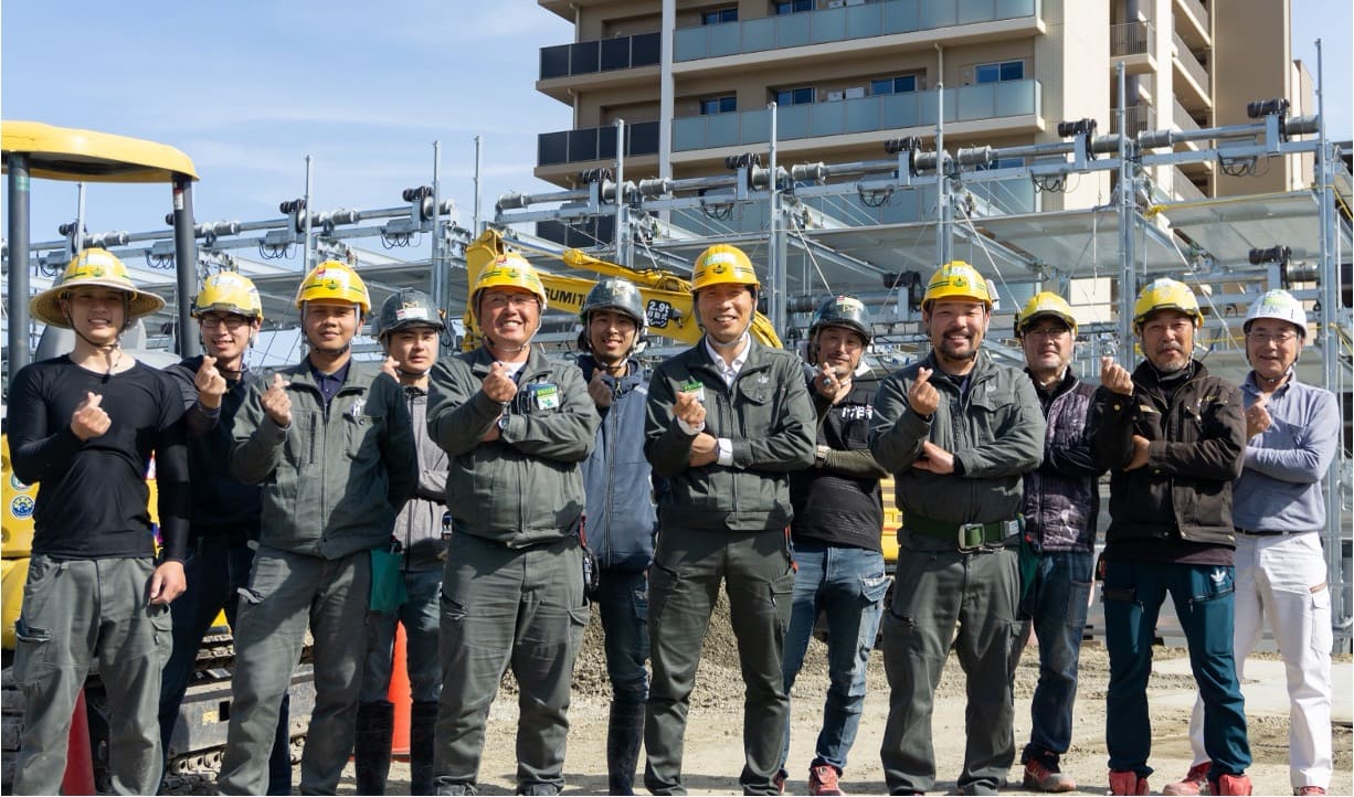 OSF職場見学｜巨大建築できるまで！建設の流れと施工管理の仕事を知る！