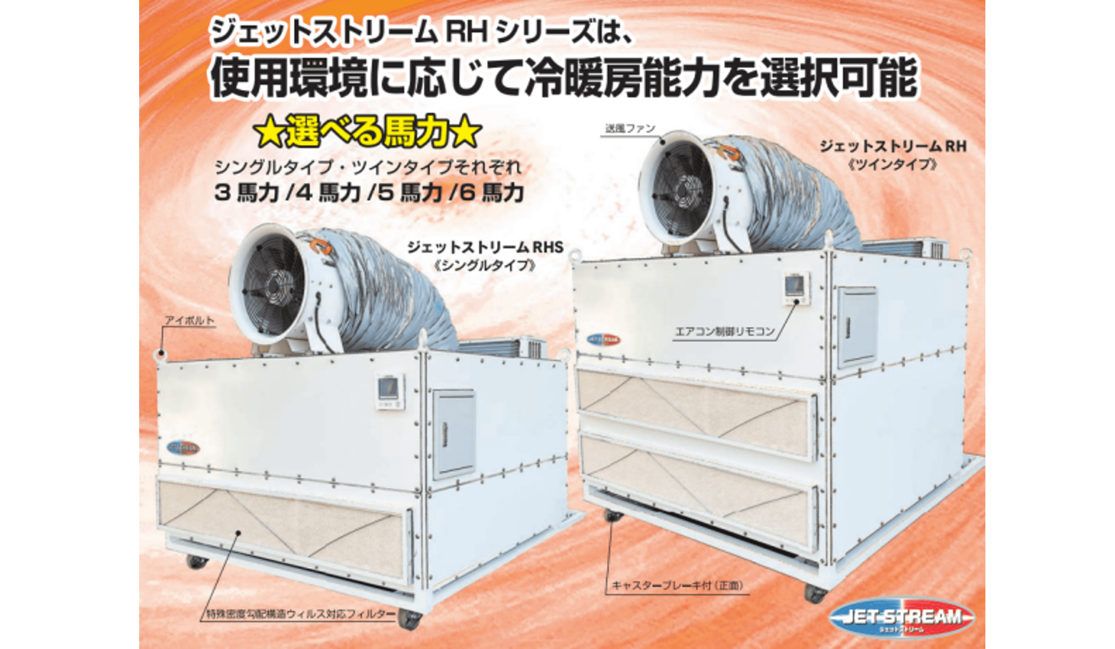 自治体向け】避難所内の熱中症及び寒さ対策に。可動式スポットエアコン